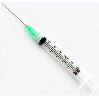 Medical supplies article on disposable syringes