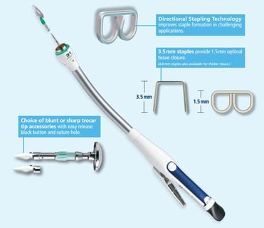 Medical supplies article on surgical staples