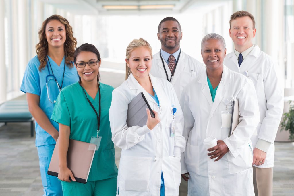 working in healthcare